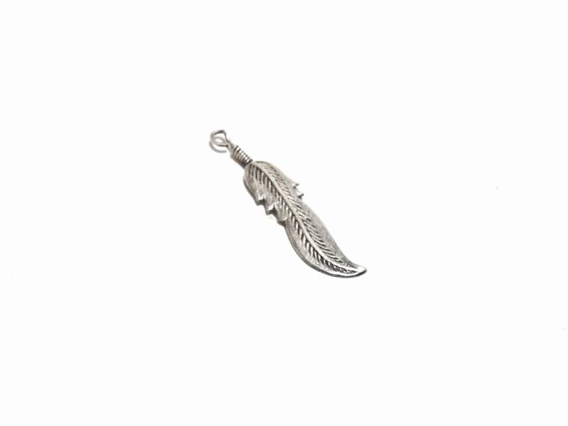 Ein Zarter 40Er Jahre Southwestern Dangling Leaf Charm-Anhänger/sterling Silber, 1, 5x, 3", .73 Gramm #4071 von CLLEWISLLC