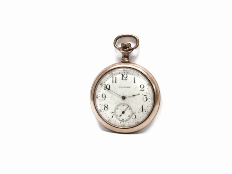 Eine 19Th Century Waltham 7 Jeweled Pocket Watch, 1894, 12S, Made in Usa, Nicht Funktionsfähig/Zur Restaurierung, 2, 25" Durchmesser, Wiegt 60G #1860 von CLLEWISLLC