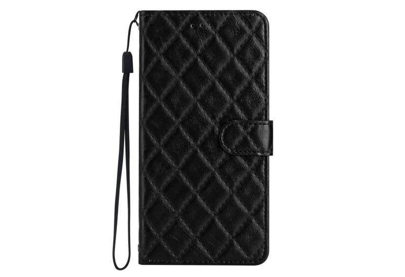 CLM-Tech Handytasche für Xiaomi Redmi Note 13 5G Hülle Tasche aus Kunstleder Klapphülle (Xiaomi Redmi Note 13 5G Bookstyle Klappetui Diamanten Muster schwarz, beige, rosa, hellblau, Handyhülle mit Standfunktion - Wallet Flip Case inklusive Kartenfächer), Schutzhülle mit Magnetverschluss von CLM-Tech