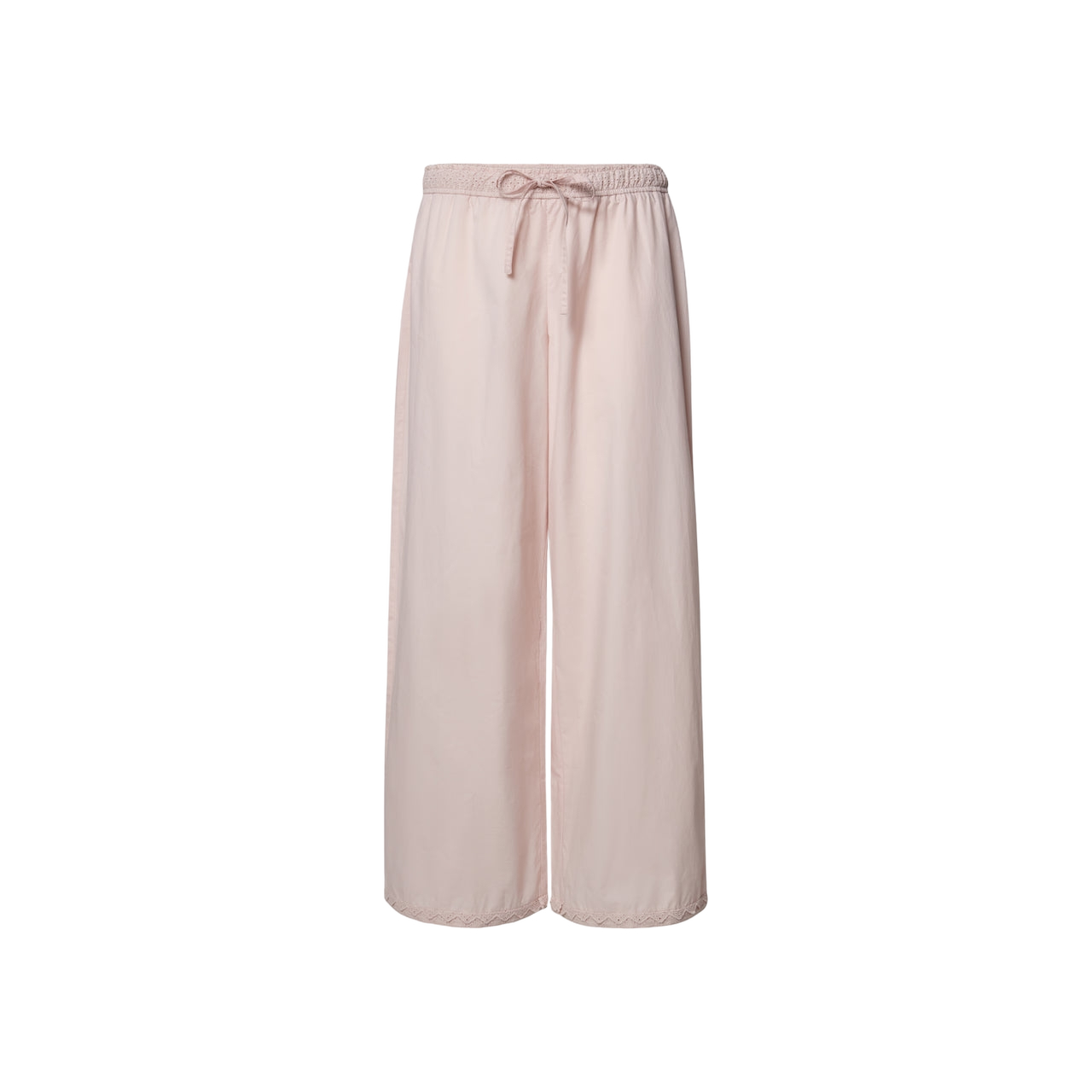 CLOEYS | Broderie Pants Pink | Women's Pale Pink Wide leg pants CLOEYS | Broderie Pants Pink | Women's Pale Pink Wide leg pants von CLOEYS