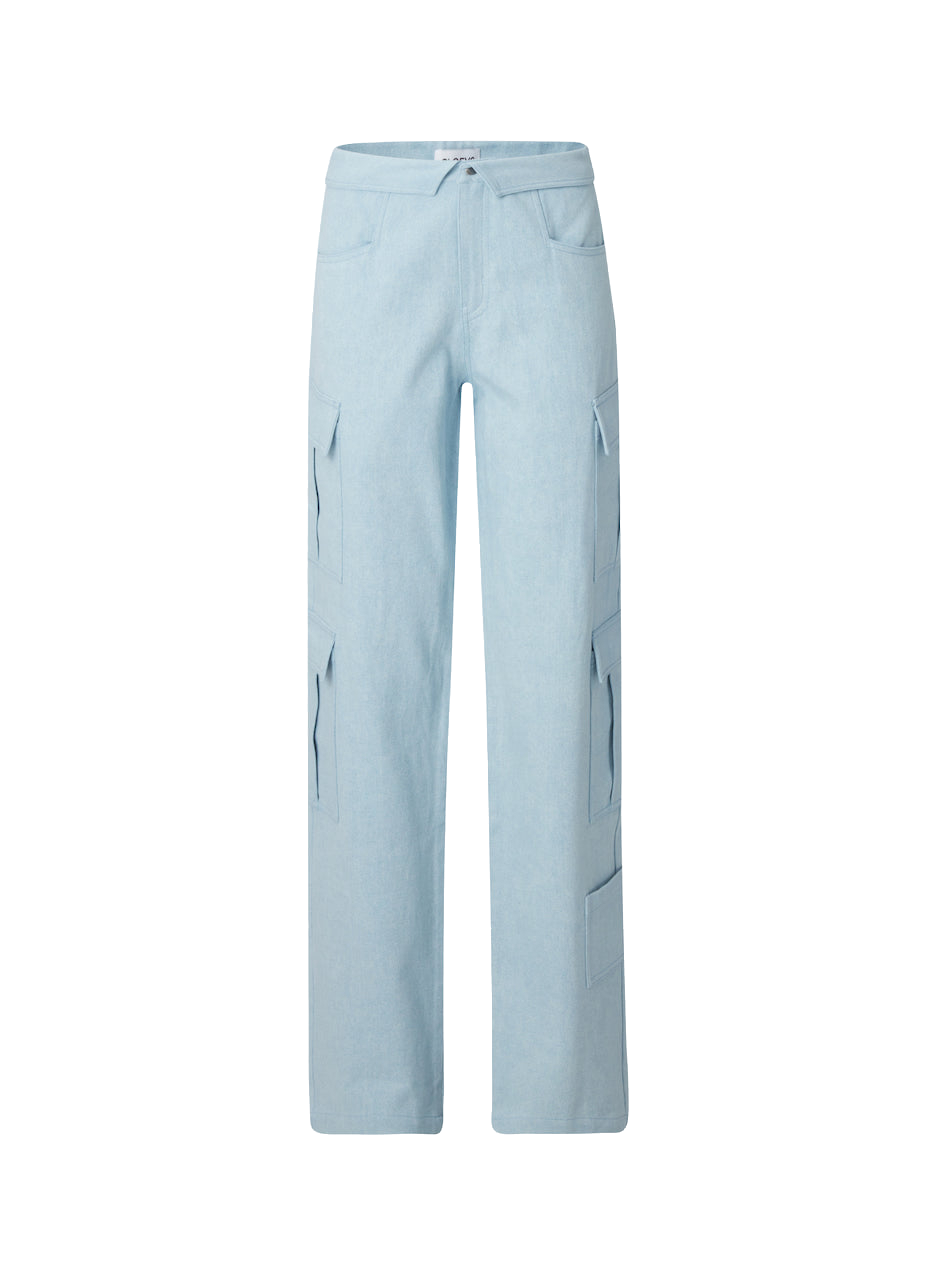 Folded Waist Jeans Blue von CLOEYS