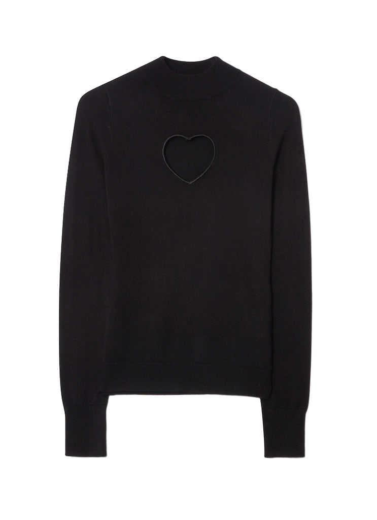 Heart sweater Black - Black - S - CLOEYS - Sweaters Heart sweater Black - Black - S - CLOEYS - Sweaters von CLOEYS