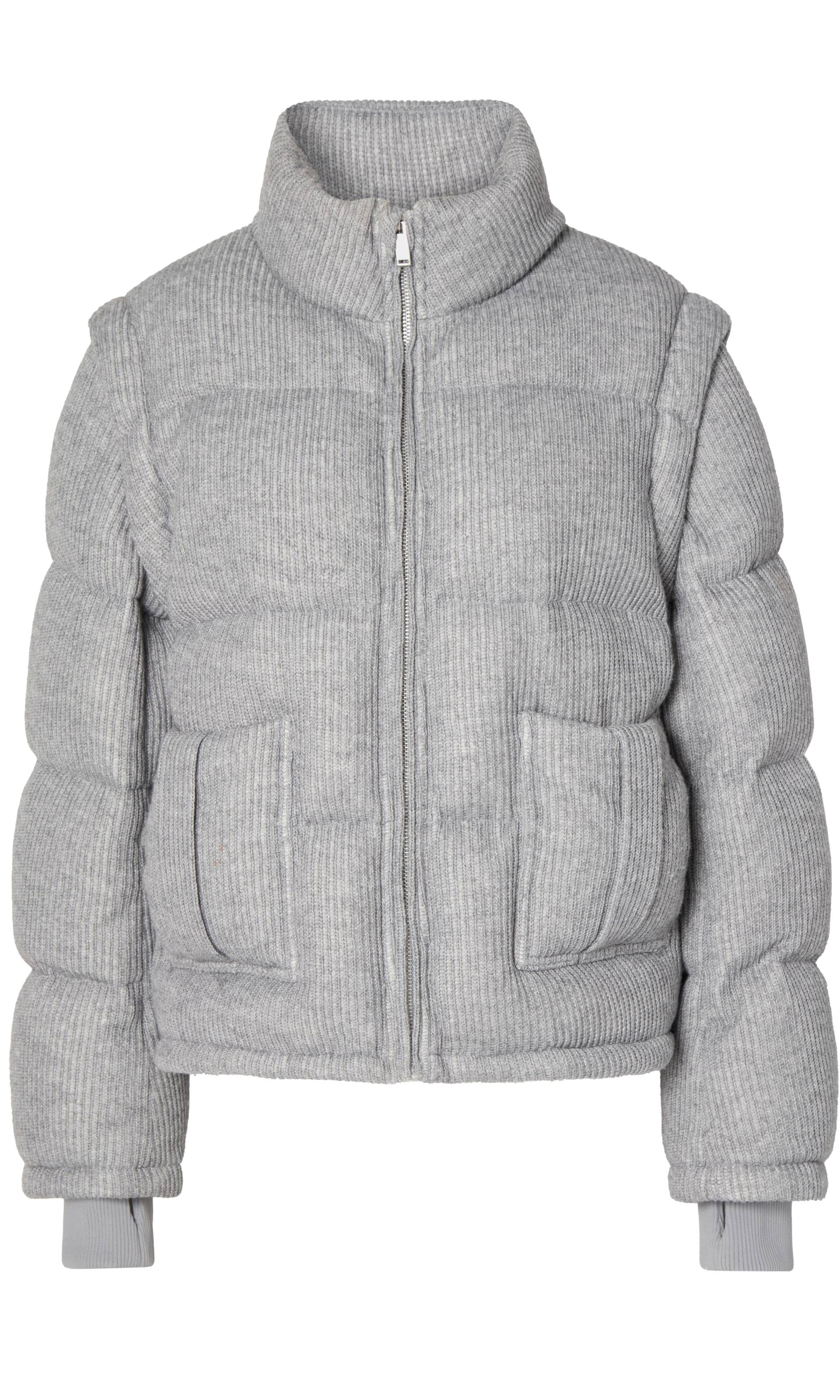 Knitted Puffer Jacket Vest Grey - Grey - XS - CLOEYS - Jackets Knitted Puffer Jacket Vest Grey - Grey - XS - CLOEYS - Jackets von CLOEYS