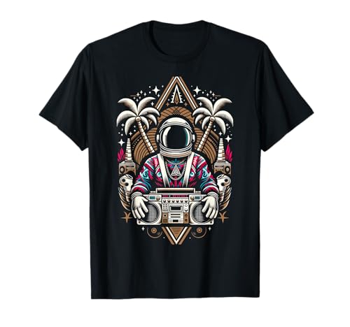 Hip Hop Astronaut | Herren Damen XS - 6XL | Grafik T-Shirt von CLOMOB
