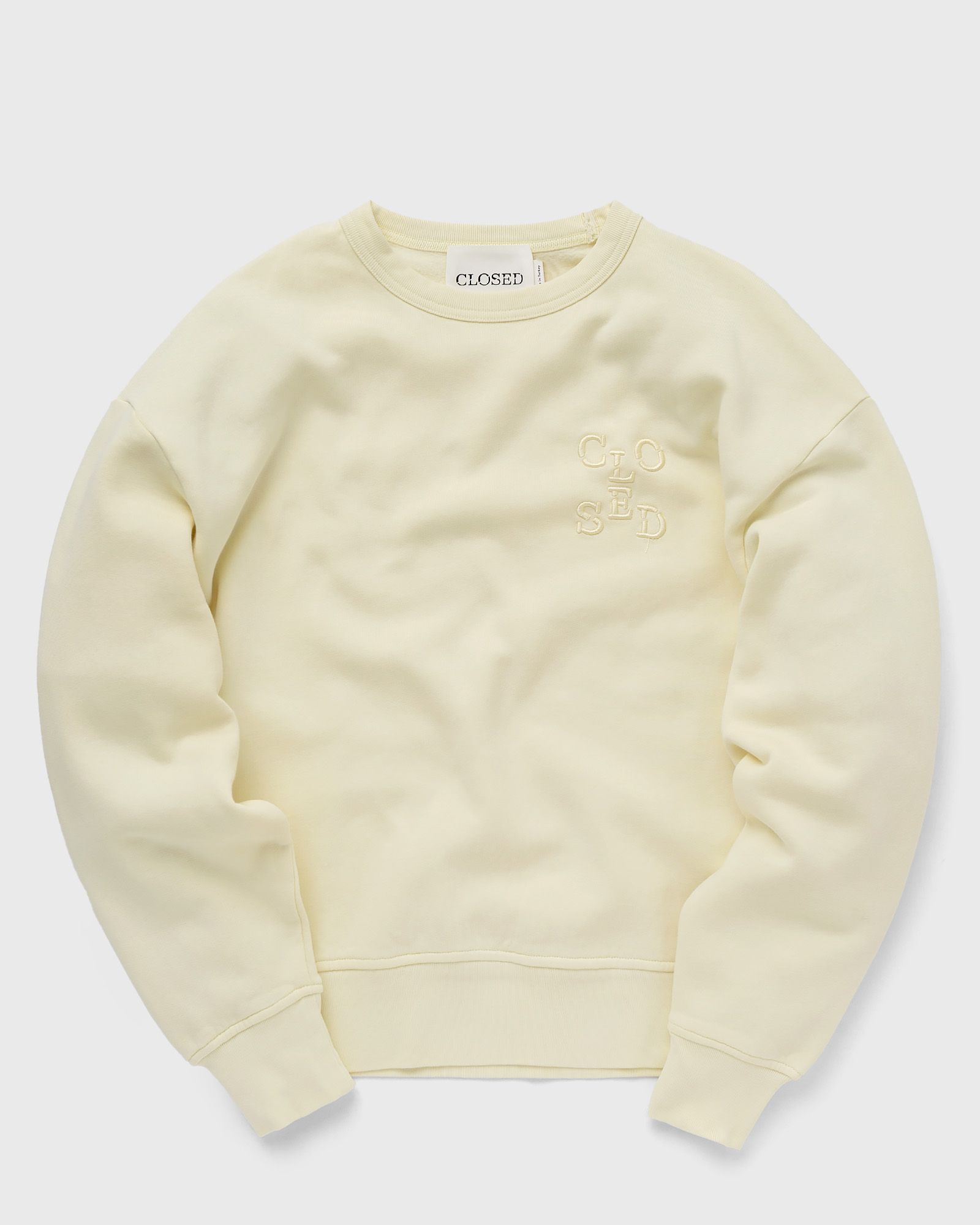 CLOSED BASIC CREWNECK women Sweatshirts beige in Größe:M von CLOSED