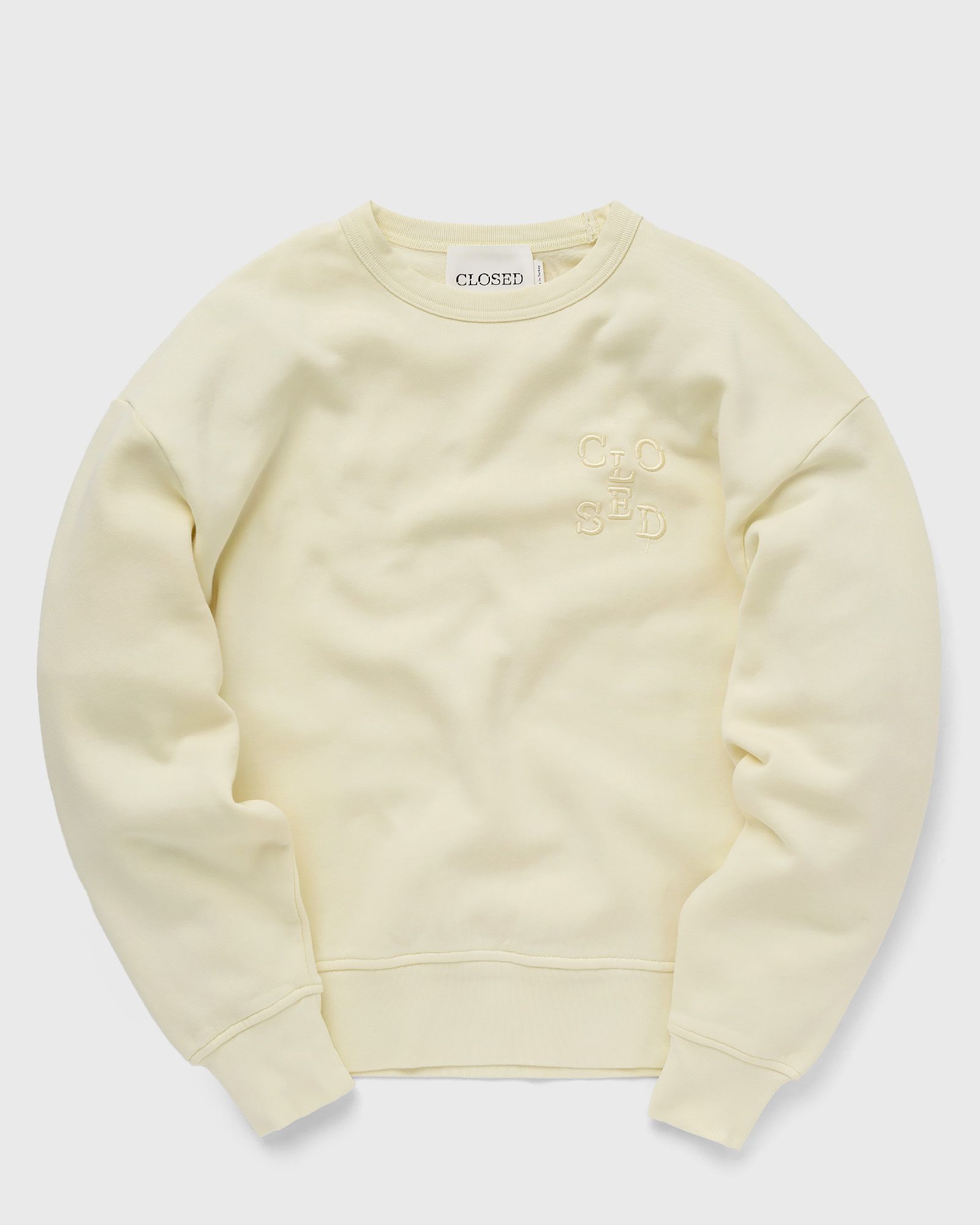 CLOSED BASIC CREWNECK women Sweatshirts beige in Größe:S von CLOSED