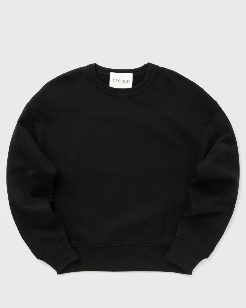 CLOSED EMBROIDERED CREWNECK women Sweatshirts black in Größe:L von CLOSED