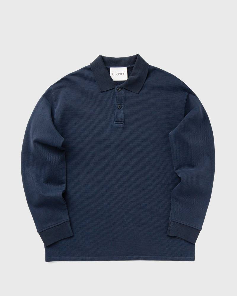 CLOSED JERSEY POLO men Polos blue in Größe:L von CLOSED