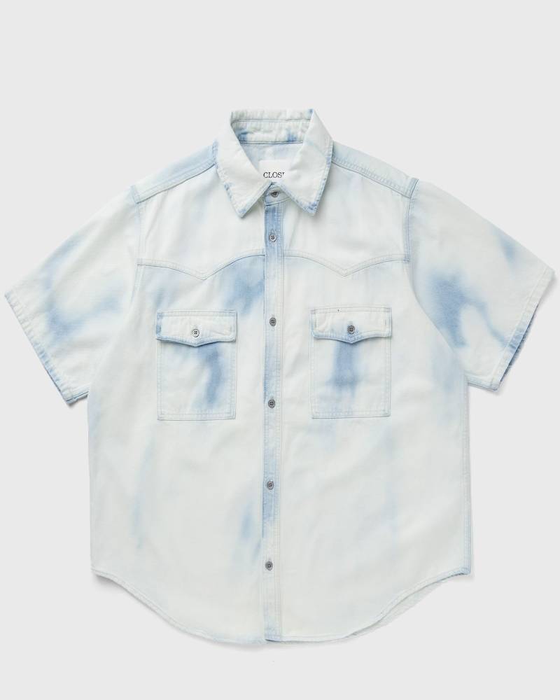 CLOSED SHORT SLEEVE WESTERN SHIRT men Shortsleeves blue in Größe:XL von CLOSED