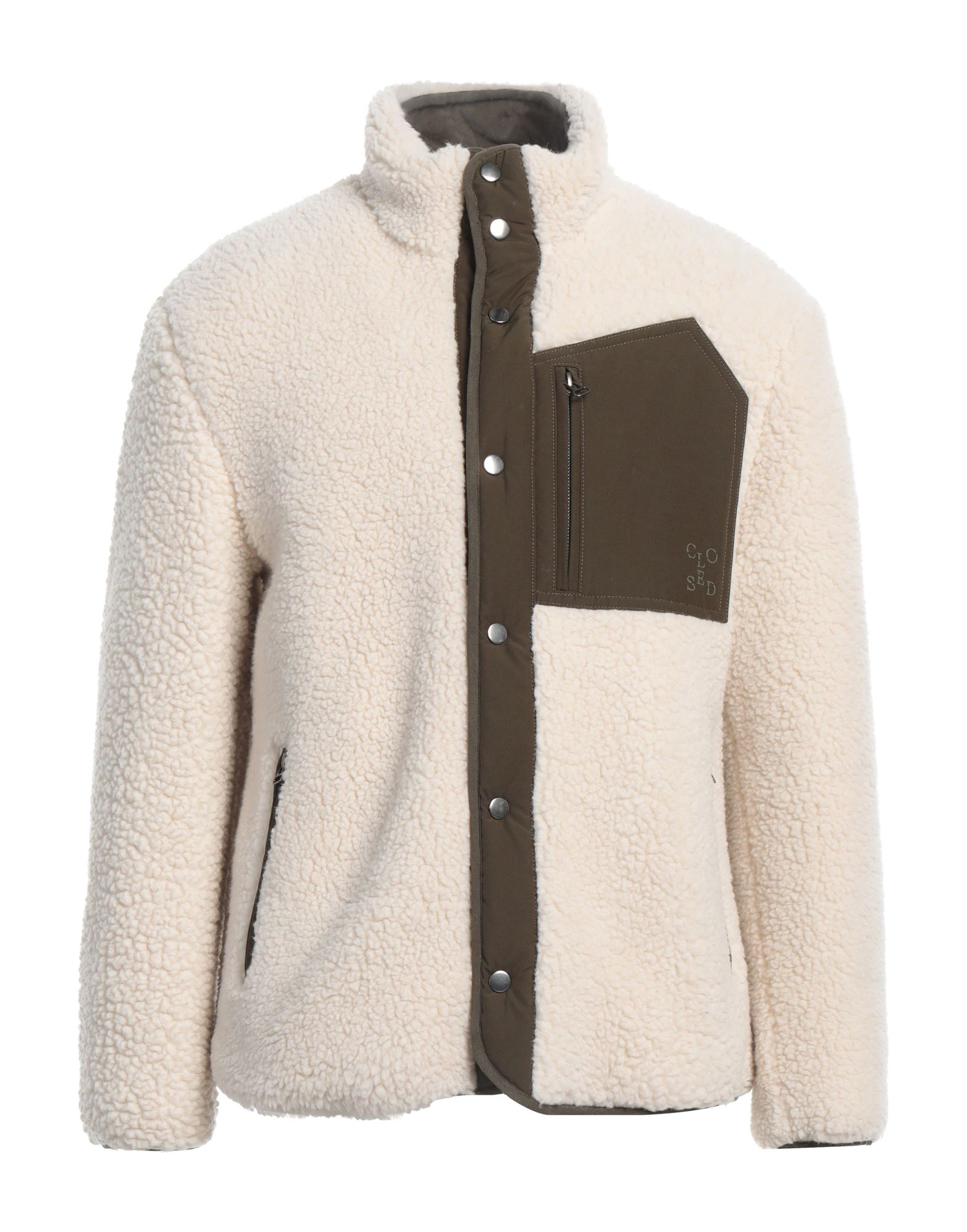 CLOSED Shearling- & Kunstfell Herren Elfenbein von CLOSED