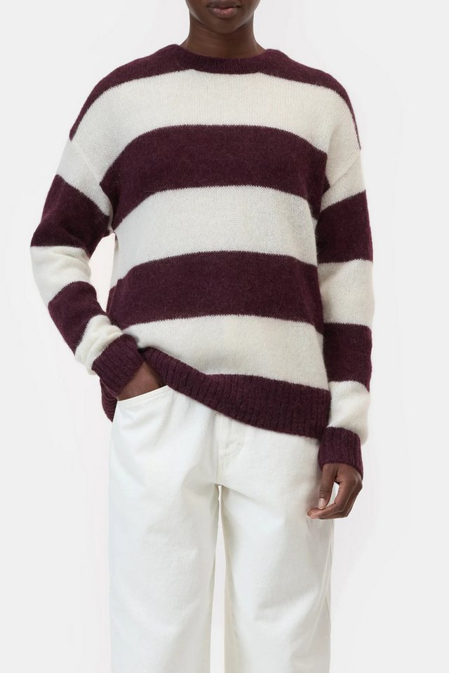 CLOSED Strickpullover Crew neck striped von CLOSED