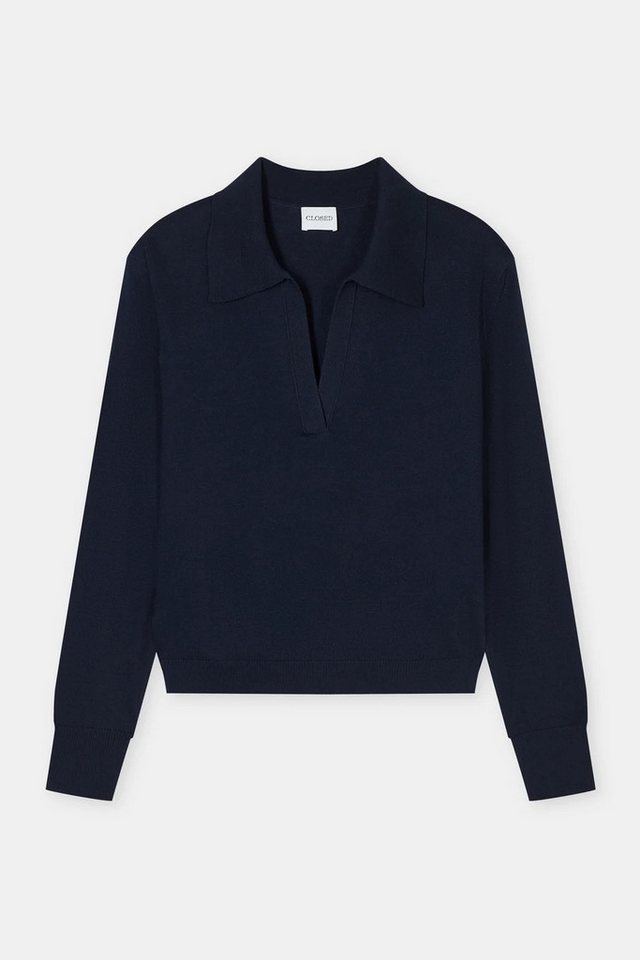 CLOSED Strickpullover Polo longsleeve von CLOSED