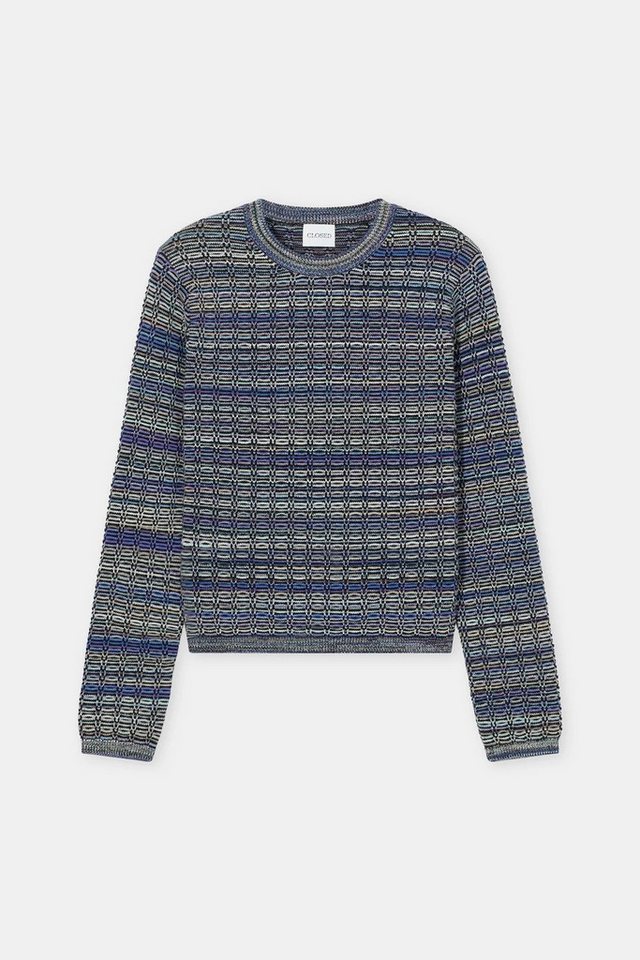 CLOSED Strickpullover Pullover mit Waffelstruktur - Slim Fit von CLOSED