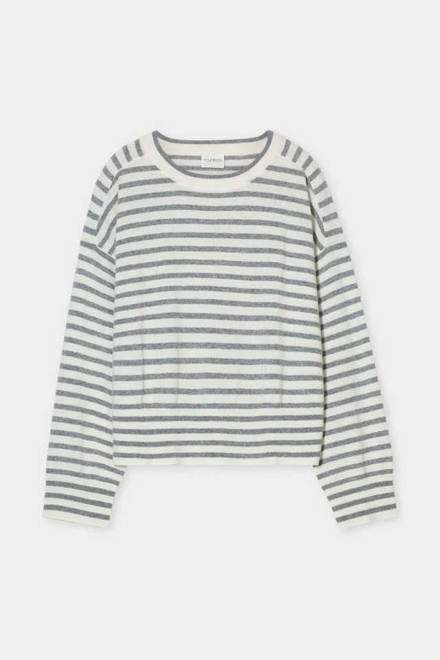 CLOSED Strickpullover Striped crew neck long sleeve von CLOSED