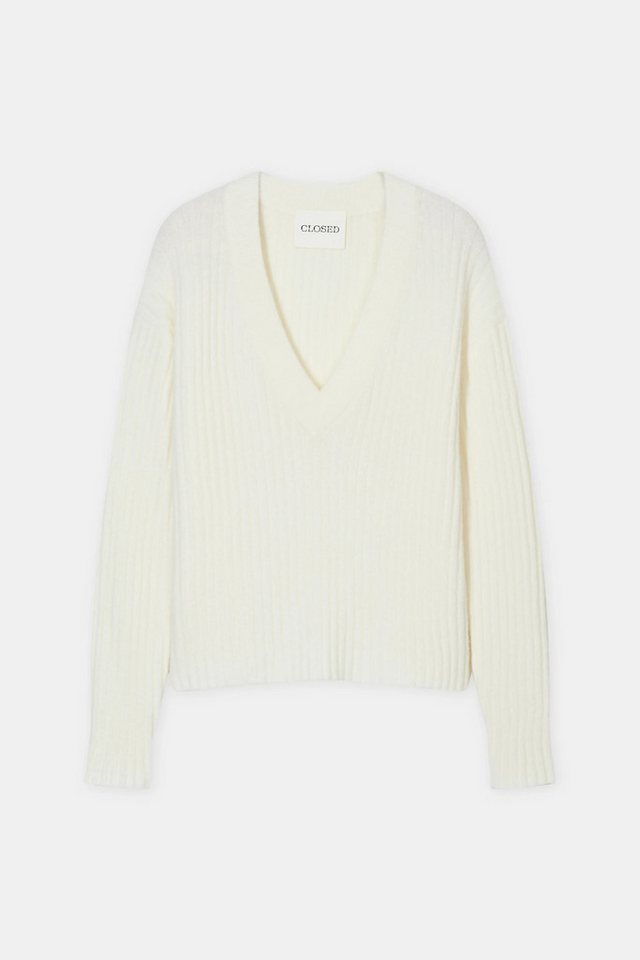 CLOSED Strickpullover V neck rib von CLOSED