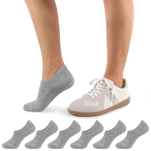 CLOSEMATE Füßlinge Damen 35-38 39-42 Sommer Füsslinge Baumwolle Gepolsterte Unsichtbare Socken Freizeitsocken Sneakesocken Footies Mokassins Loafer Invisible No Show Socks 6Grau S CLOSEMATE Füßlinge Damen 35-38 39-42 Sommer Füsslinge Baumwolle Gepolsterte Unsichtbare Socken Freizeitsocken Sneakesocken Footies Mokassins Loafer Invisible No Show Socks 6Grau S von CLOSEMATE