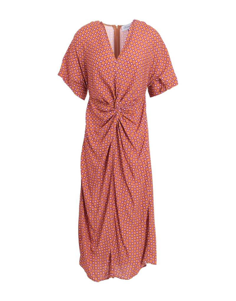 CLOSET Midi-kleid Damen Rostrot von CLOSET