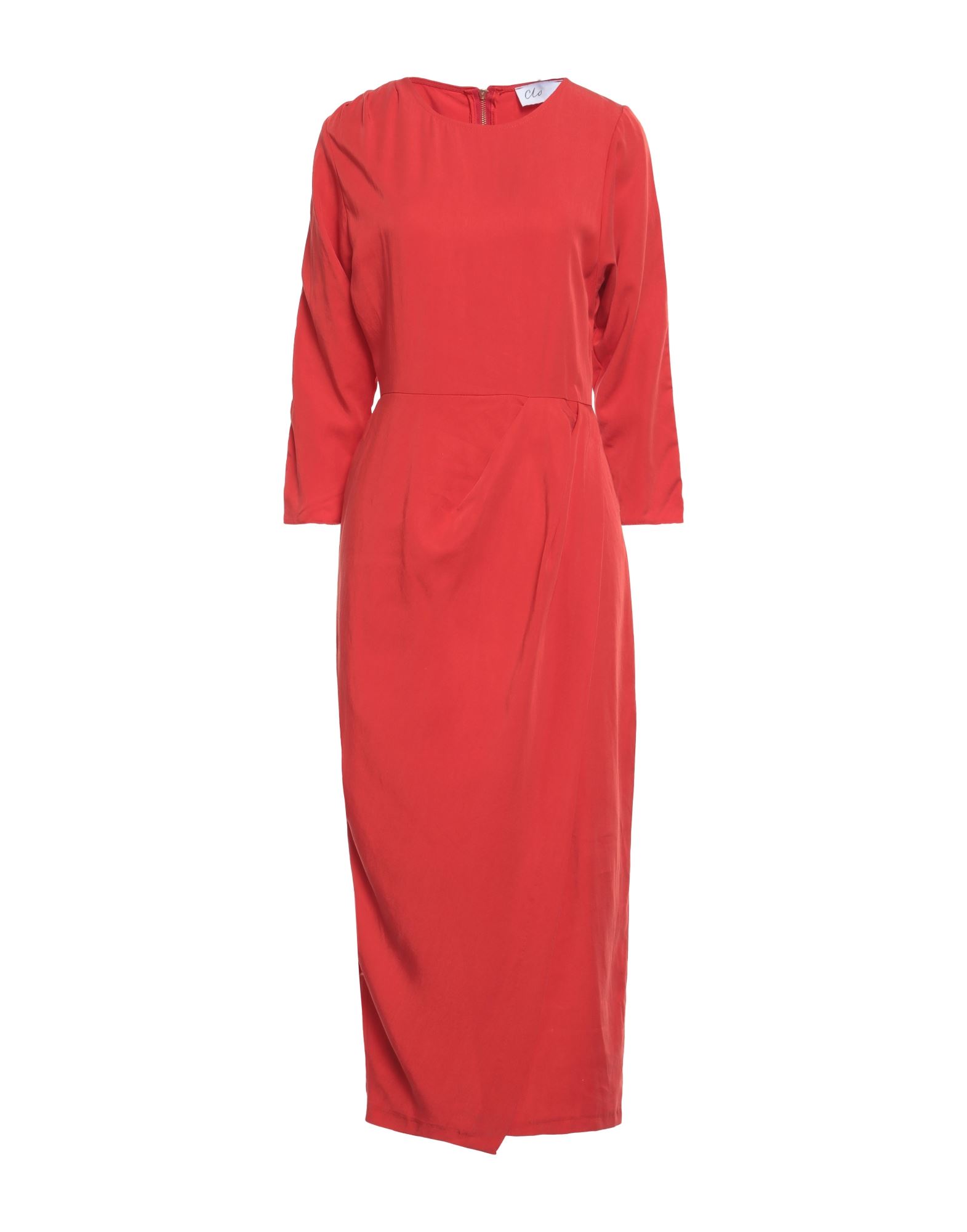 CLOSET Midi-kleid Damen Tomatenrot von CLOSET