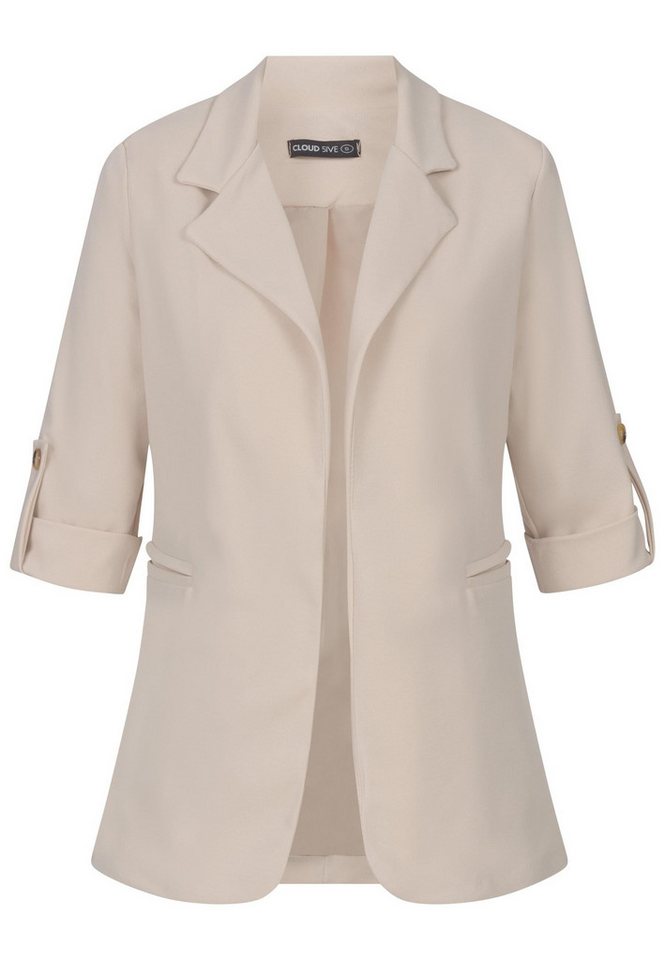 CLOUD 5IVE Allwetterjacke CLOUD 5IVE Turn-Up 3/4 Sleeve Blazer (1-St) von CLOUD 5IVE