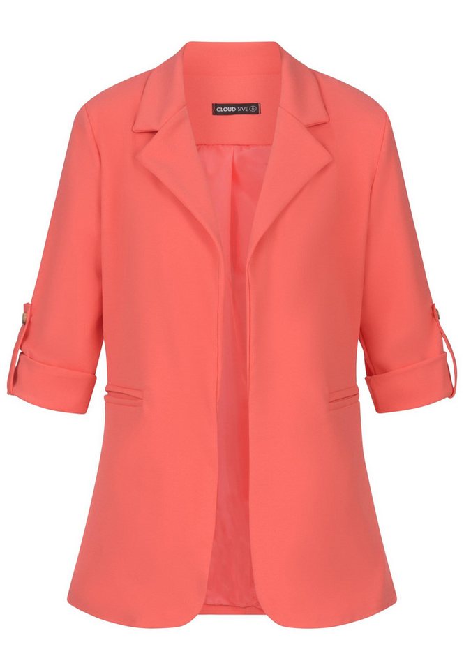 CLOUD 5IVE Allwetterjacke CLOUD 5IVE Turn-Up 3/4 Sleeve Blazer (1-St) von CLOUD 5IVE