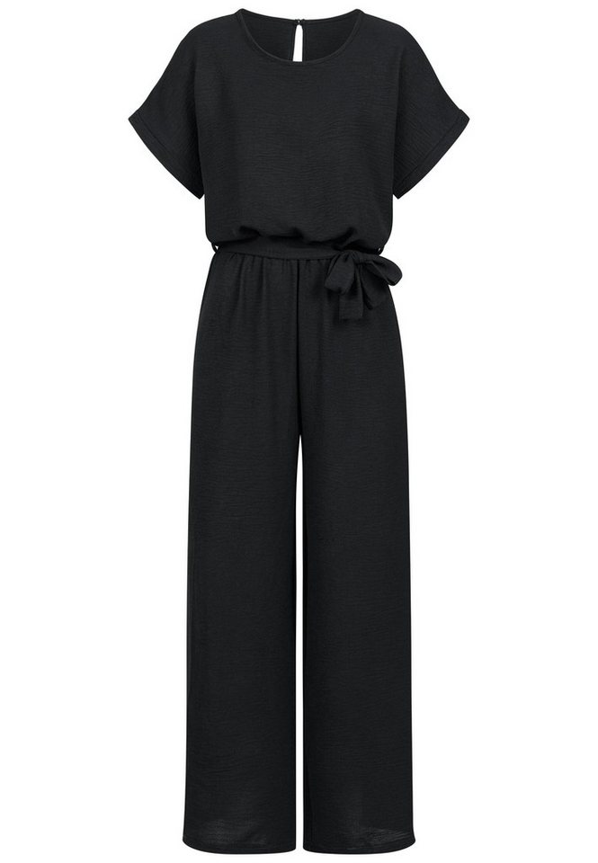 CLOUD 5IVE Jumpsuit CLOUD 5IVE Jumpsuit with tie belt and back slit (1-tlg) von CLOUD 5IVE