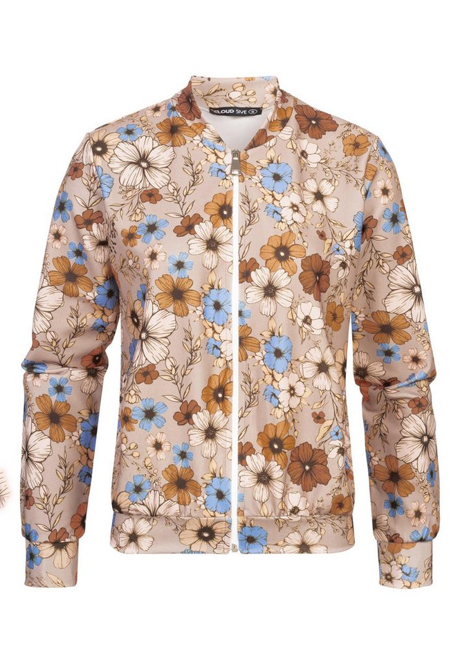 CLOUD 5IVE Klassische Bluse CLOUD 5IVE Blouson with All-Over Flower Print von CLOUD 5IVE