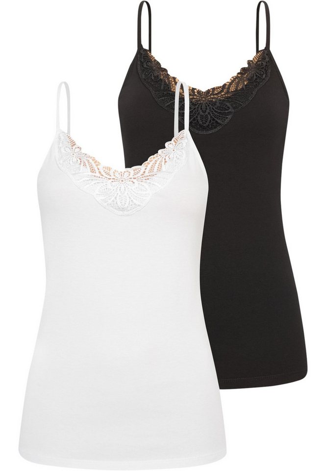 CLOUD 5IVE Klassische Bluse CLOUD 5IVE Cloud5ive Damen Top 2er Set V-Neck Spitzentop weiss CLOUD 5IVE Klassische Bluse CLOUD 5IVE Cloud5ive Damen Top 2er Set V-Neck Spitzentop weiss von CLOUD 5IVE