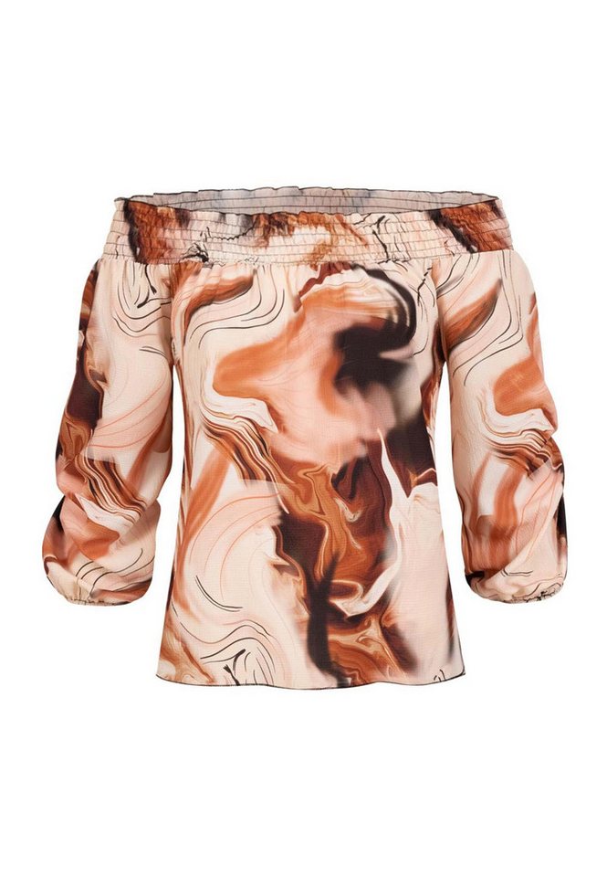 CLOUD 5IVE Langarmhemd CLOUD 5IVE Cloud5ive Off-Shoulder Bluse von CLOUD 5IVE