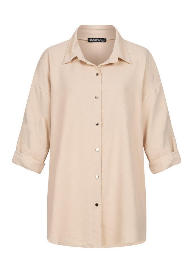 CLOUD 5IVE Longsleeve CLOUD 5IVE Cloud5ive Musselin Bluse (1-tlg) von CLOUD 5IVE