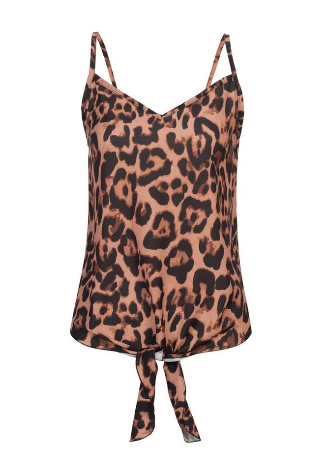 CLOUD 5IVE Muskelshirt CLOUD 5IVE Top with knot detail and leo print (1-tlg) von CLOUD 5IVE