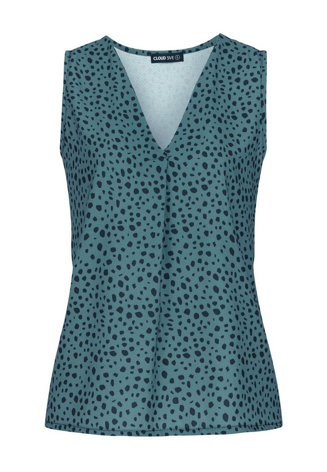 CLOUD 5IVE Muskelshirt CLOUD 5IVE V-Neck Top with aop animal print (1-tlg) von CLOUD 5IVE