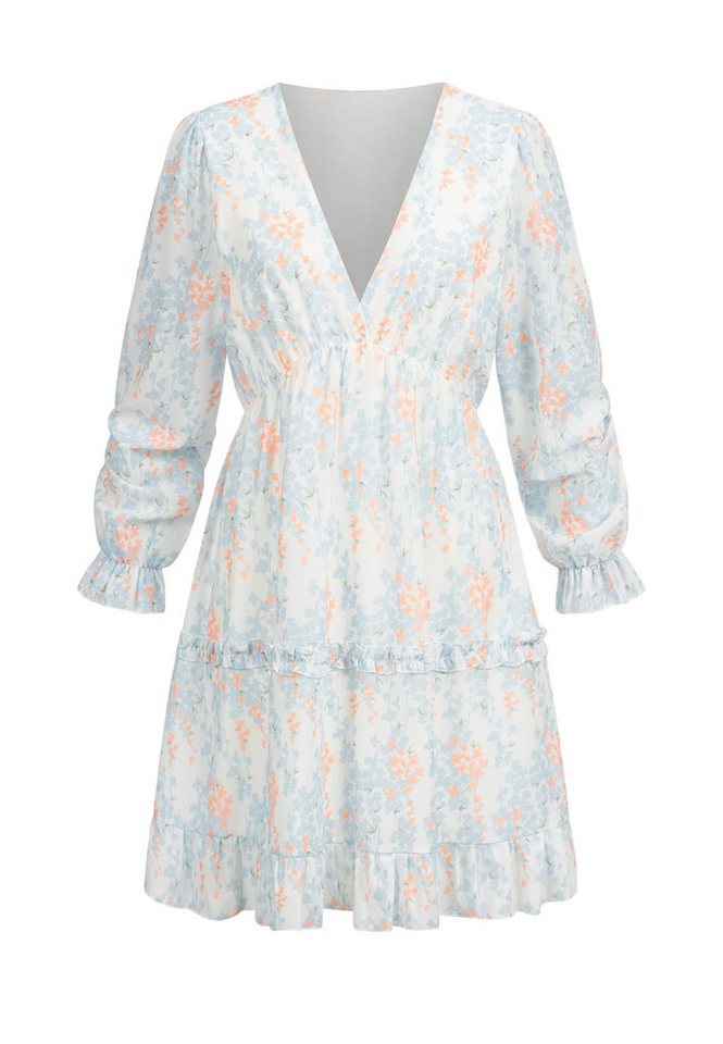 CLOUD 5IVE Shirtkleid CLOUD 5IVE Cloud5ive V-Neck Bluse (1-tlg) von CLOUD 5IVE