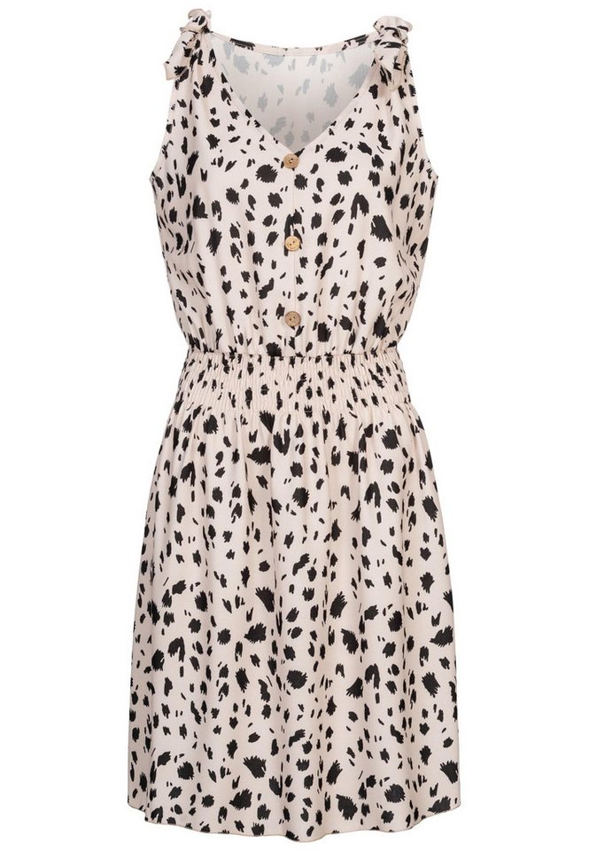 CLOUD 5IVE Shirtkleid CLOUD 5IVE Dress with buttons and knot details animal print (1-tlg) von CLOUD 5IVE