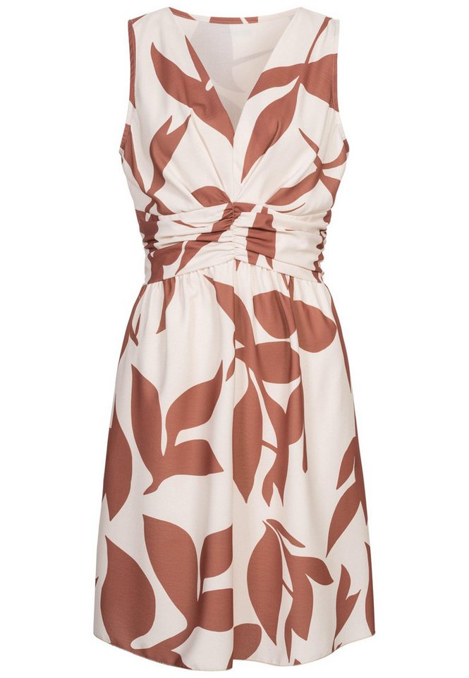 CLOUD 5IVE Shirtkleid CLOUD 5IVE Dress with floral print copper (1-tlg) von CLOUD 5IVE