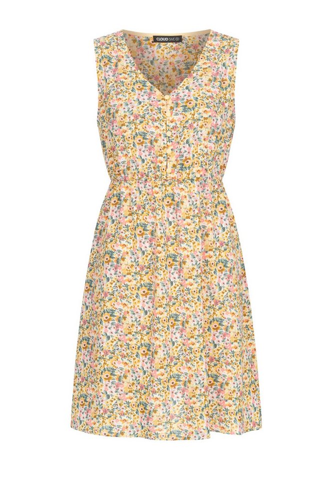 CLOUD 5IVE Shirtkleid CLOUD 5IVE Leichtes Sommerkleid mit Knopfleiste (1-tlg) von CLOUD 5IVE