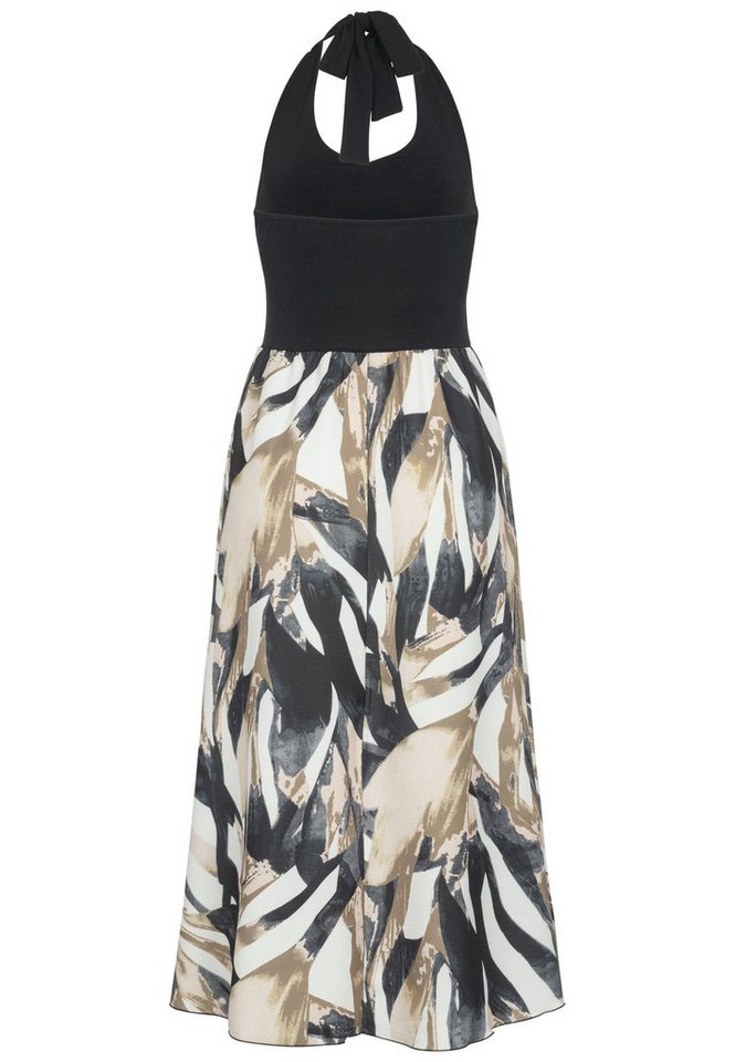 CLOUD 5IVE Shirtkleid CLOUD 5IVE Maxi Neckholder-Dress with abstract print (1-tlg) von CLOUD 5IVE