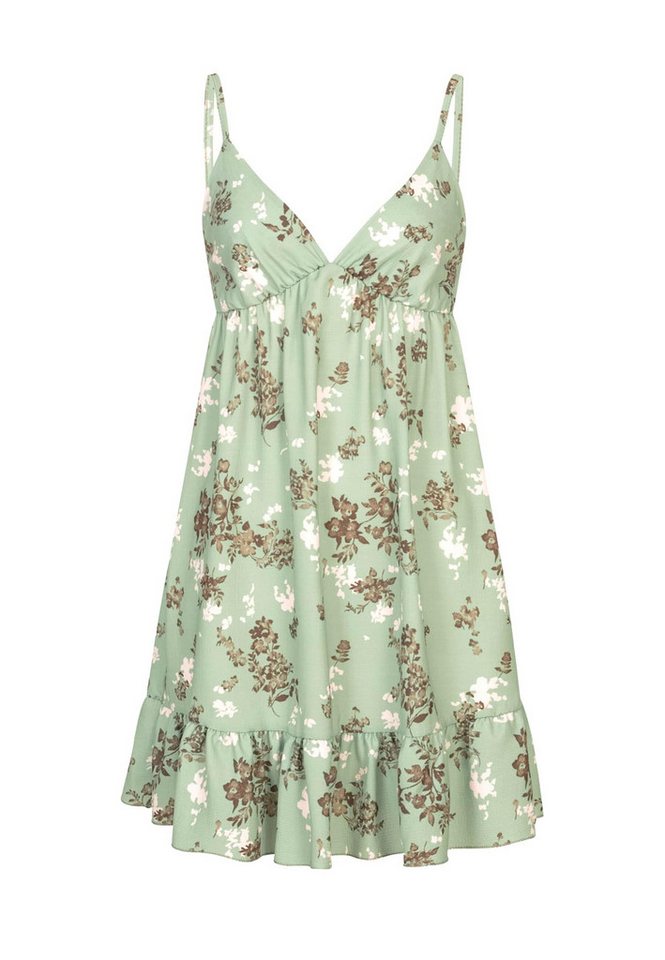 CLOUD 5IVE Shirtkleid CLOUD 5IVE Struktur Träger Kleid mit Floralem Print (1-tlg) von CLOUD 5IVE