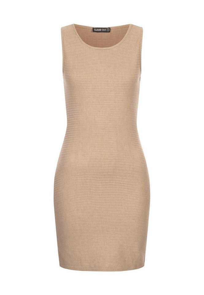 CLOUD 5IVE Shirtkleid CLOUD 5IVE Viskose Kleid Ärmellos mit Rundhals (1-tlg) von CLOUD 5IVE