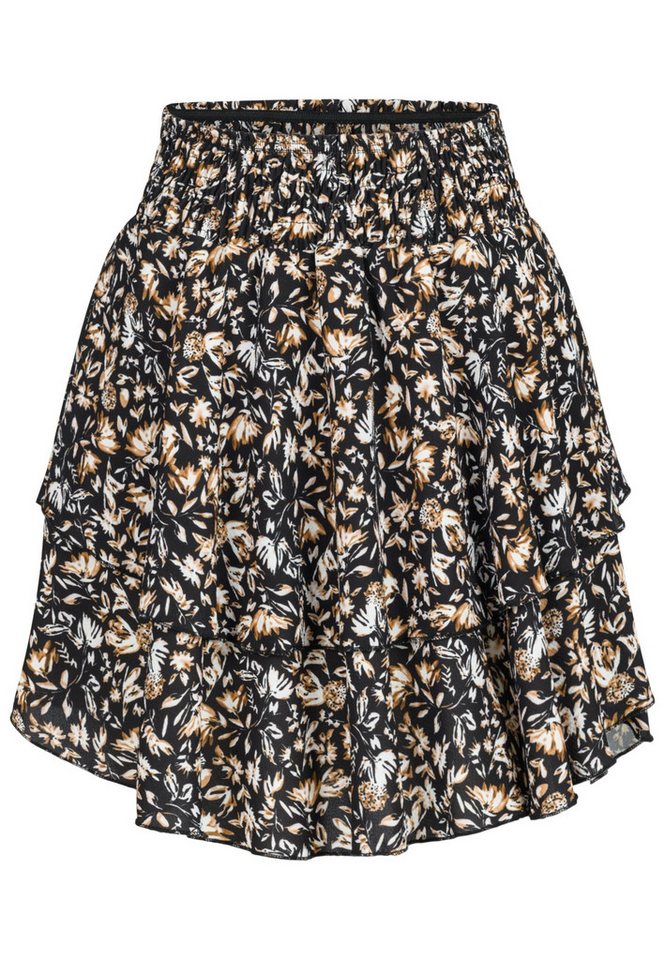 CLOUD 5IVE Sommerrock CLOUD 5IVE Tiered Mini Skirt wit ditsy aop (1-tlg) von CLOUD 5IVE