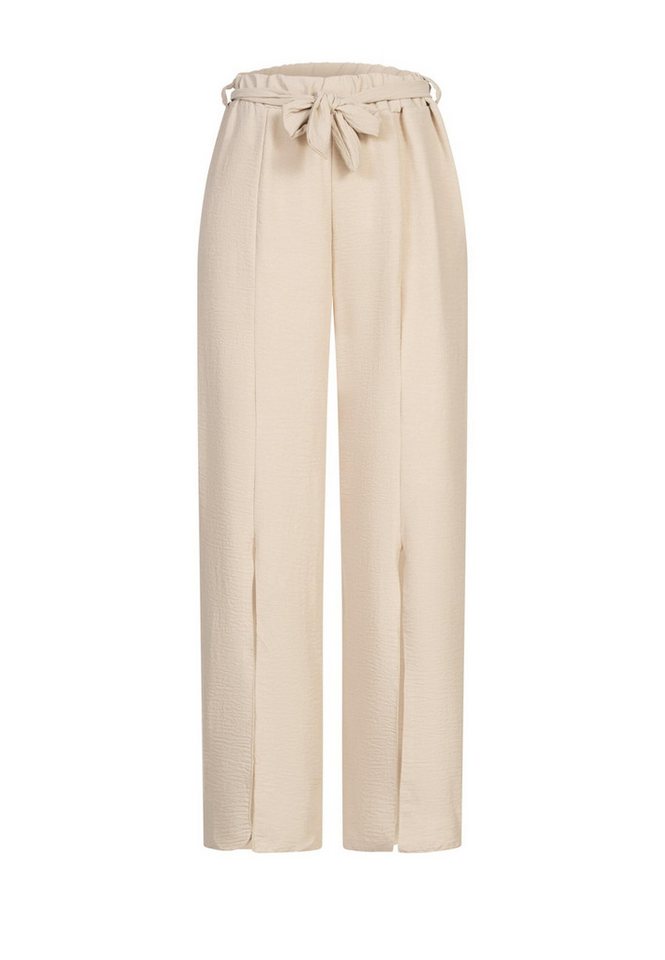 CLOUD 5IVE Stoffhose CLOUD 5IVE Sommerhose mit seitlich. Schlitzen und Bindegürtel (1-tlg) von CLOUD 5IVE