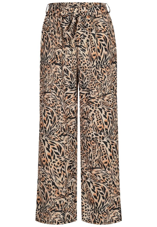 CLOUD 5IVE Stoffhose CLOUD 5IVE Summer Pants with tie belt and aop leo print (1-tlg) von CLOUD 5IVE