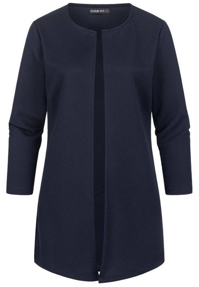 CLOUD 5IVE Strickjacke CLOUD 5IVE Strickjacke offener ribbed Cardigan (1-tlg) von CLOUD 5IVE