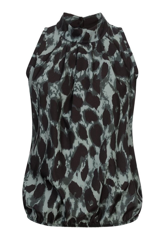 CLOUD 5IVE T-Shirt CLOUD 5IVE Choker Top with all over leo print (1-tlg) von CLOUD 5IVE