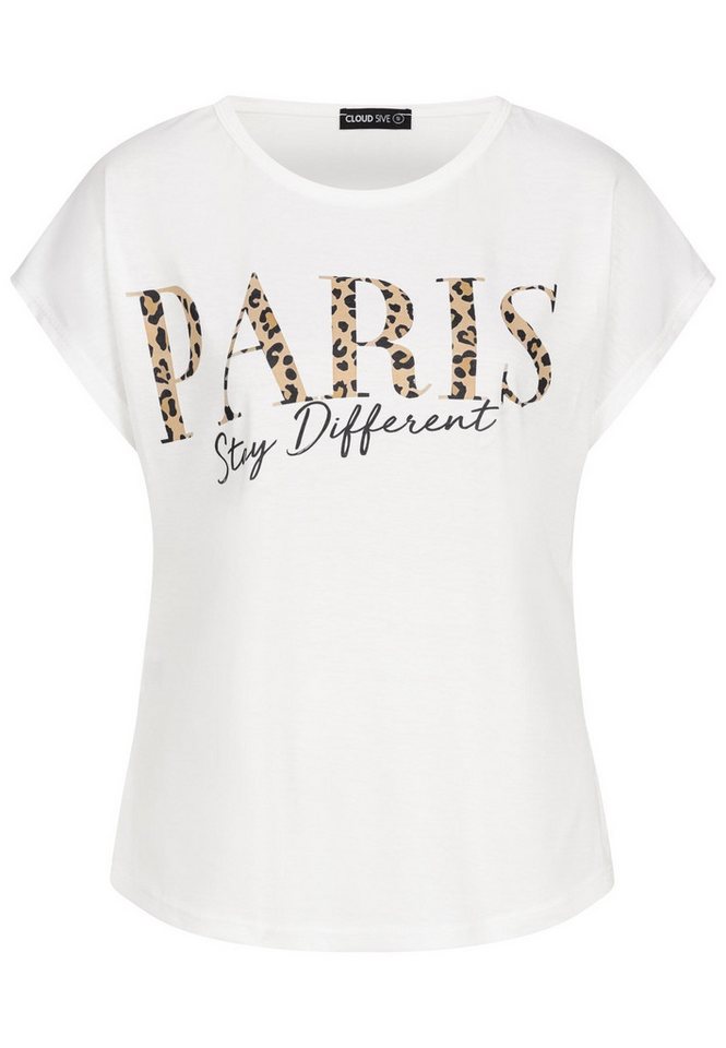 CLOUD 5IVE T-Shirt CLOUD 5IVE Cloud 5ive T-Shirt Paris Print (1-tlg) von CLOUD 5IVE