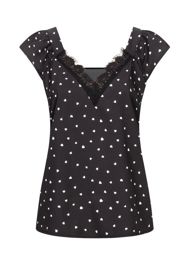 CLOUD 5IVE T-Shirt CLOUD 5IVE Cloud5ive Crepe Top (1-tlg) von CLOUD 5IVE