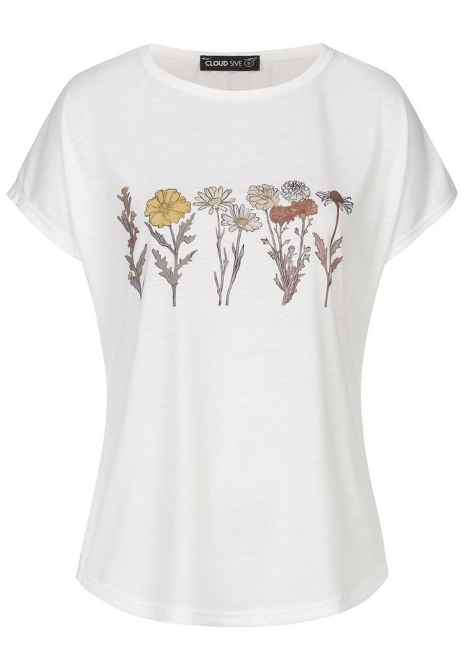 CLOUD 5IVE T-Shirt CLOUD 5IVE T-Shirt Botanical Print (1-tlg) von CLOUD 5IVE