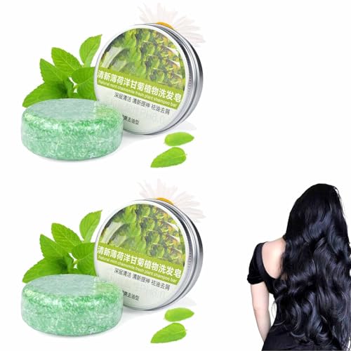 Shampoo Soap Bar Moisturizing Anti-Hair Loss Fast Hair Growth For Women Men (F) von CLOUDEMO