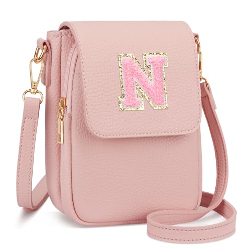 CLOUDWINGS Kleine Umhängetasche für Teenager, veganes Leder, Handy, Kindergeldbörse, Pink, N CLOUDWINGS Kleine Umhängetasche für Teenager, veganes Leder, Handy, Kindergeldbörse, Pink, N von CLOUDWINGS