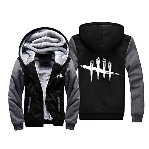 Herren Kapuzenpullover Jacke Pullover für Dead Daylight Camouflage Hoodie Casual Sweatshirt Warm Hooded Jacket Stitching Long Sleeve Zip Tops-C||M von CLOZAM