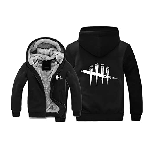 Herren Kapuzenpullover Jacke Pullover für Dead Daylight Camouflage Hoodie Casual Sweatshirt Warm Hooded Jacket Stitching Long Sleeve Zip Tops-D||4XL von CLOZAM